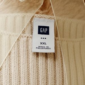 GAP 100% Cotton Ribbed Knit Sweater. Women's XXL.